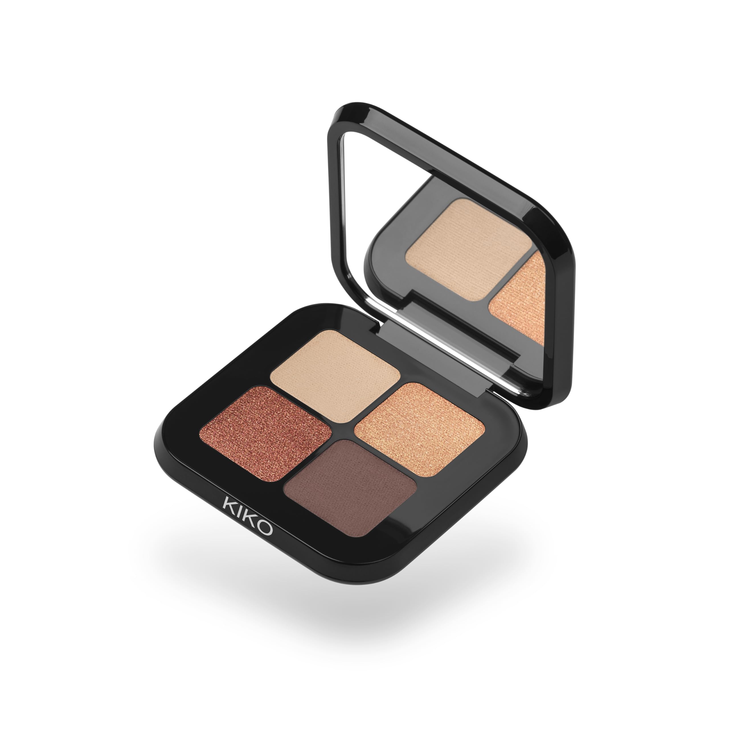 KIKO Milano Bright Quartet Eyeshadow Palette 03 | Paleta Con 4 Sombras De Ojos Cocidas Para Uso En Seco Y Mojado