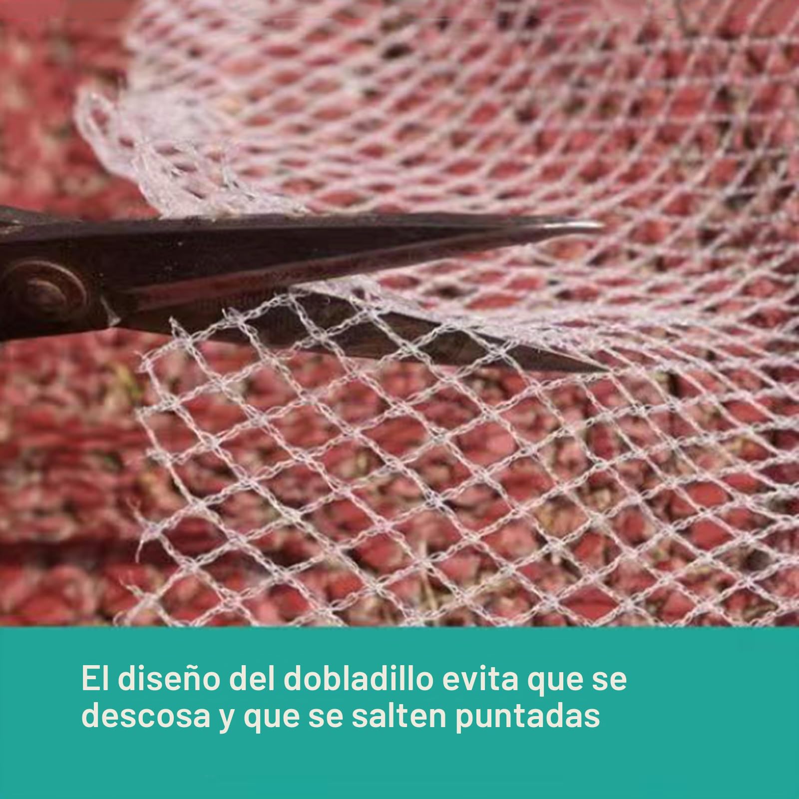 Malla Antigranizo para Huerto,Red De ProteccióN contra Granizo,Mallas para Huerto,Resistente Al Desgarro,FáCil De Plegar,para Invernaderos Y áRboles Frutales