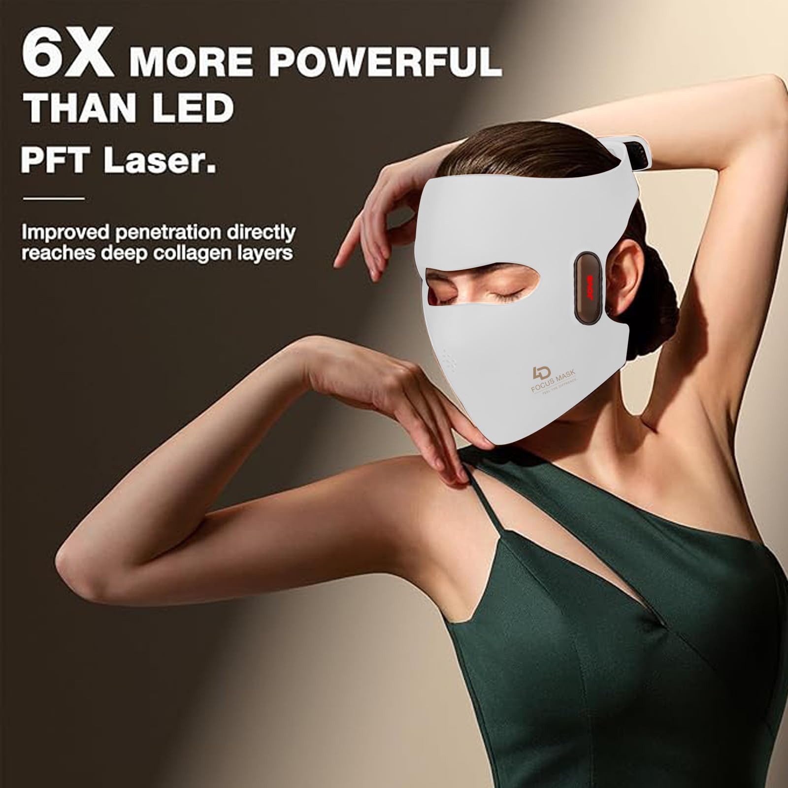 Amazon.com: JOVS Laser Light Therapy Mask for Face (White