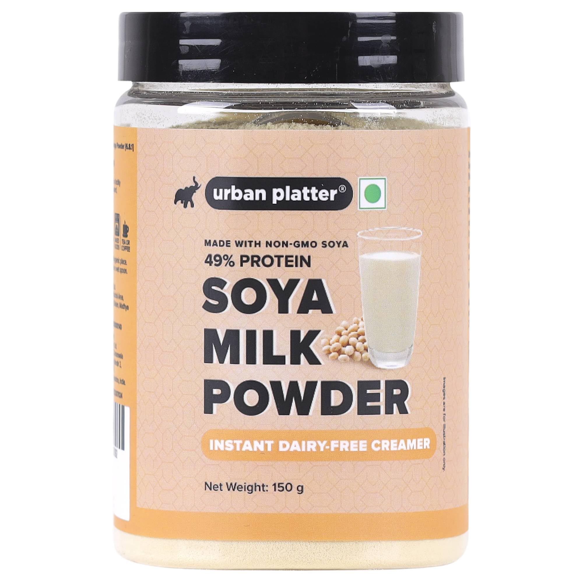 Urban Platter SOYA Milk Powder, 150g / 5.3oz [Plant-Based / Milk Alternative, Non-GMO & 49% Protein] (B07L789DR1) Amazon Price History, Amazon Price Tracker