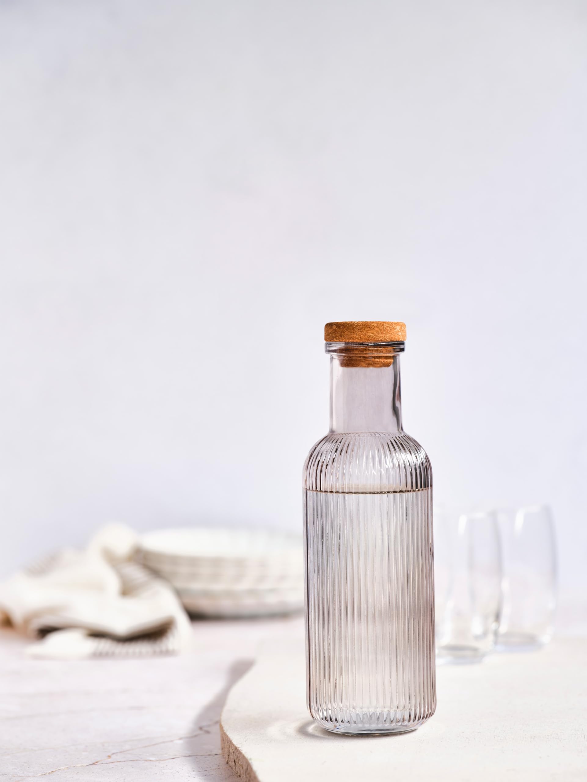 Image secondaire de Cosy & Trendy Bouteille en Verre Raya, Gris, 1L