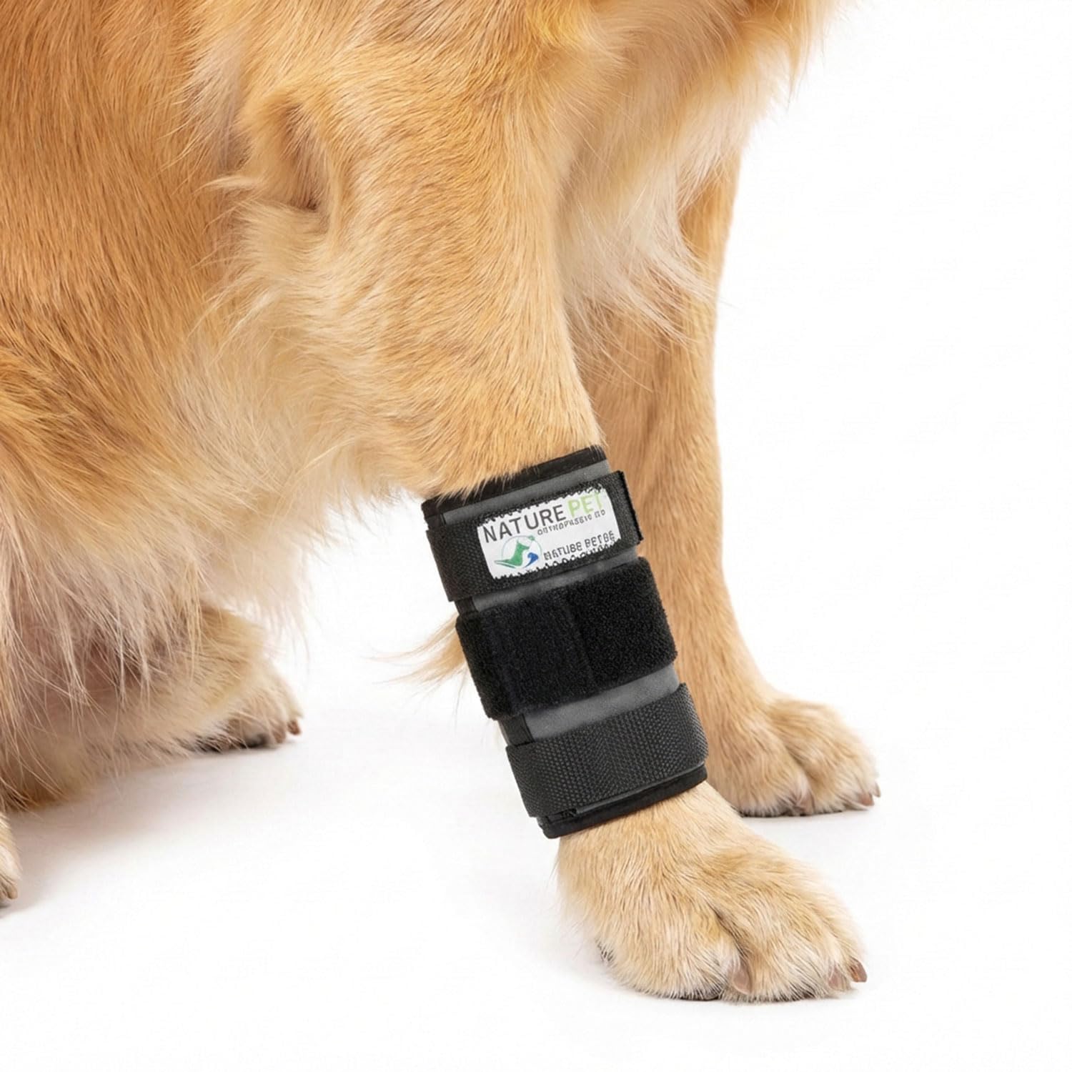 Attelle carpienne pour chien Nature Pet Carpolock taille M coloris gris