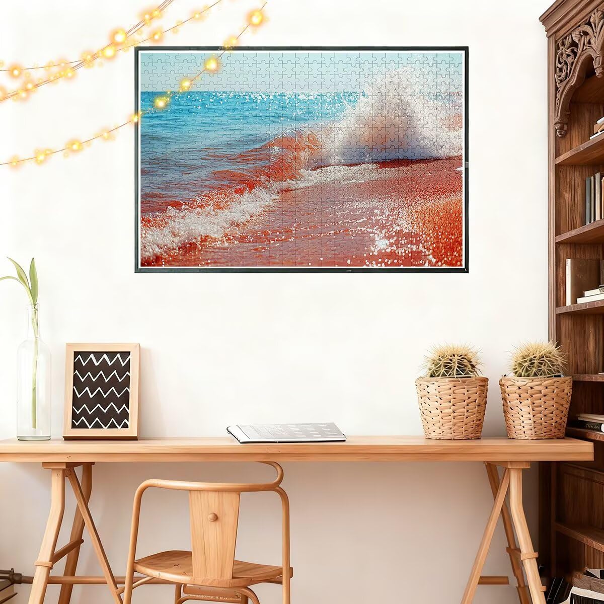 Puzzle 6000 Piezas Adultos Playa Puzzle para Adultos Océano Rompecabezas Juguetes Educativos Regalos Originales para Mujer Rompecabezas Entretenimiento Creativo Divertido Familia Juego 179x105cm F-13