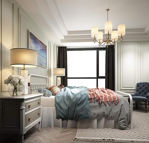 Miniatura 27 de 1730 1710 1707. Marco de cama de metal, tamaño queen, con cabecera vintage y base de plataforma con pie de cama, de hierro forjado. Negro -,Marrón