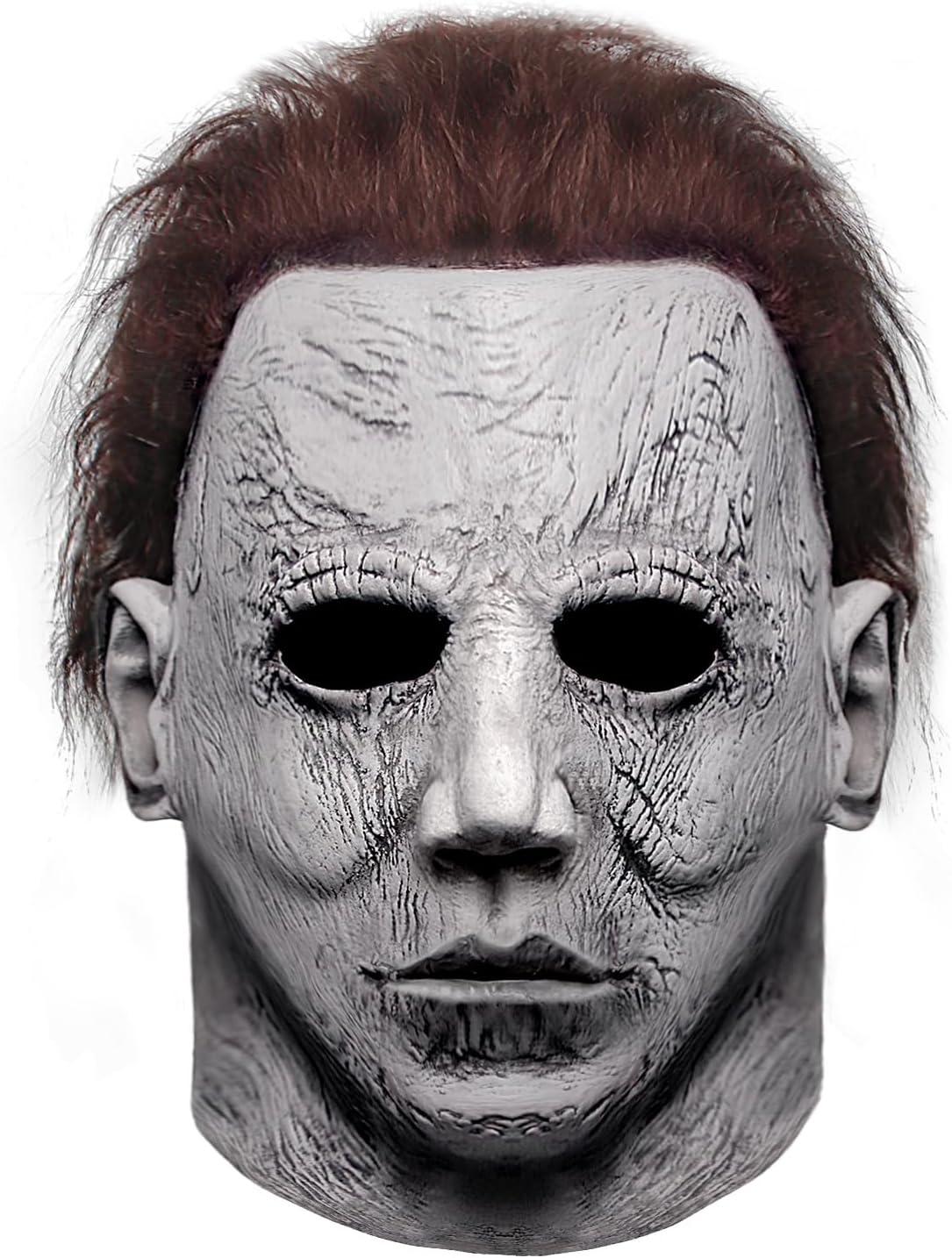 MAKEATREEMichael Myers Mask for Adult, Halloween Horror Latex Mike Head