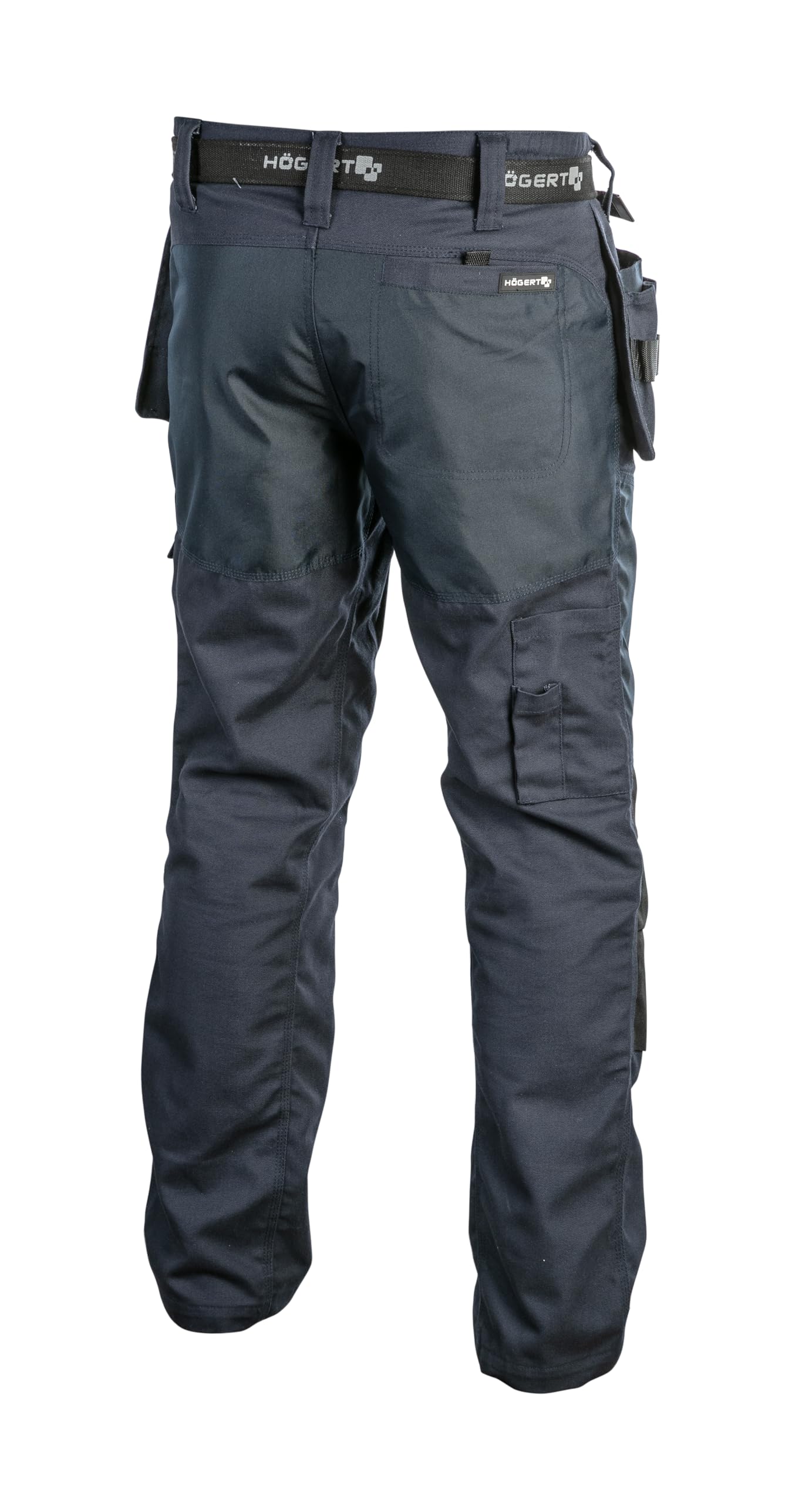 Högert Nekar - Pantalones de Trabajo con Bolsillos para Herramientas, Color Azul o Negro, Negro, XXXL