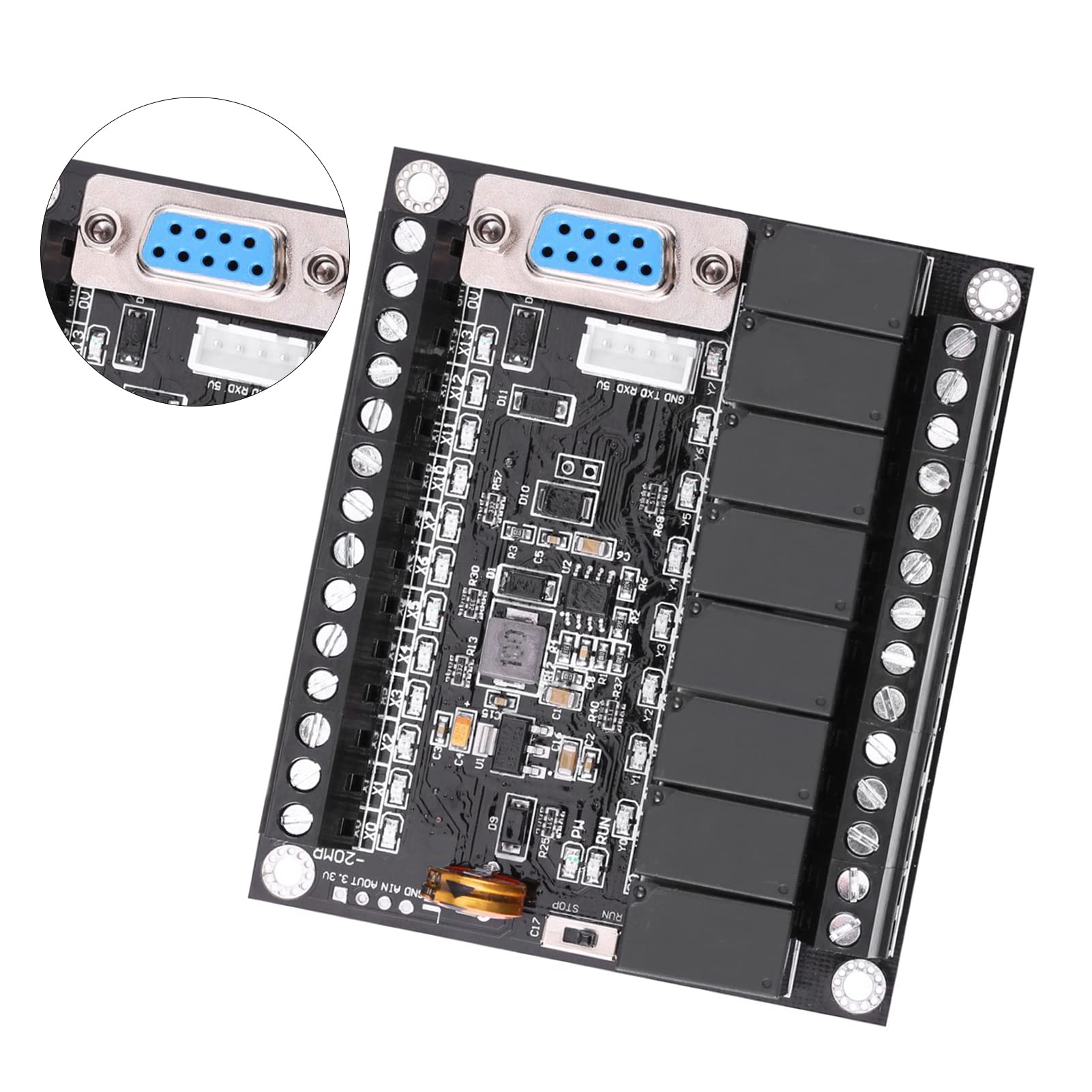 1 Pcs Module Automate Programmable Logique Contrôleur De Relais 24V DC FX1N-20MR pour Automatisation Industrielle