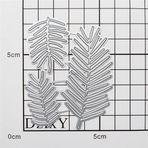 Miniatura 3 de DzIxY Hojas decorativas troqueles de corte de metal para kit de fabricación de tarjetas, troqueles de papel en relieve, plantillas de máquina de