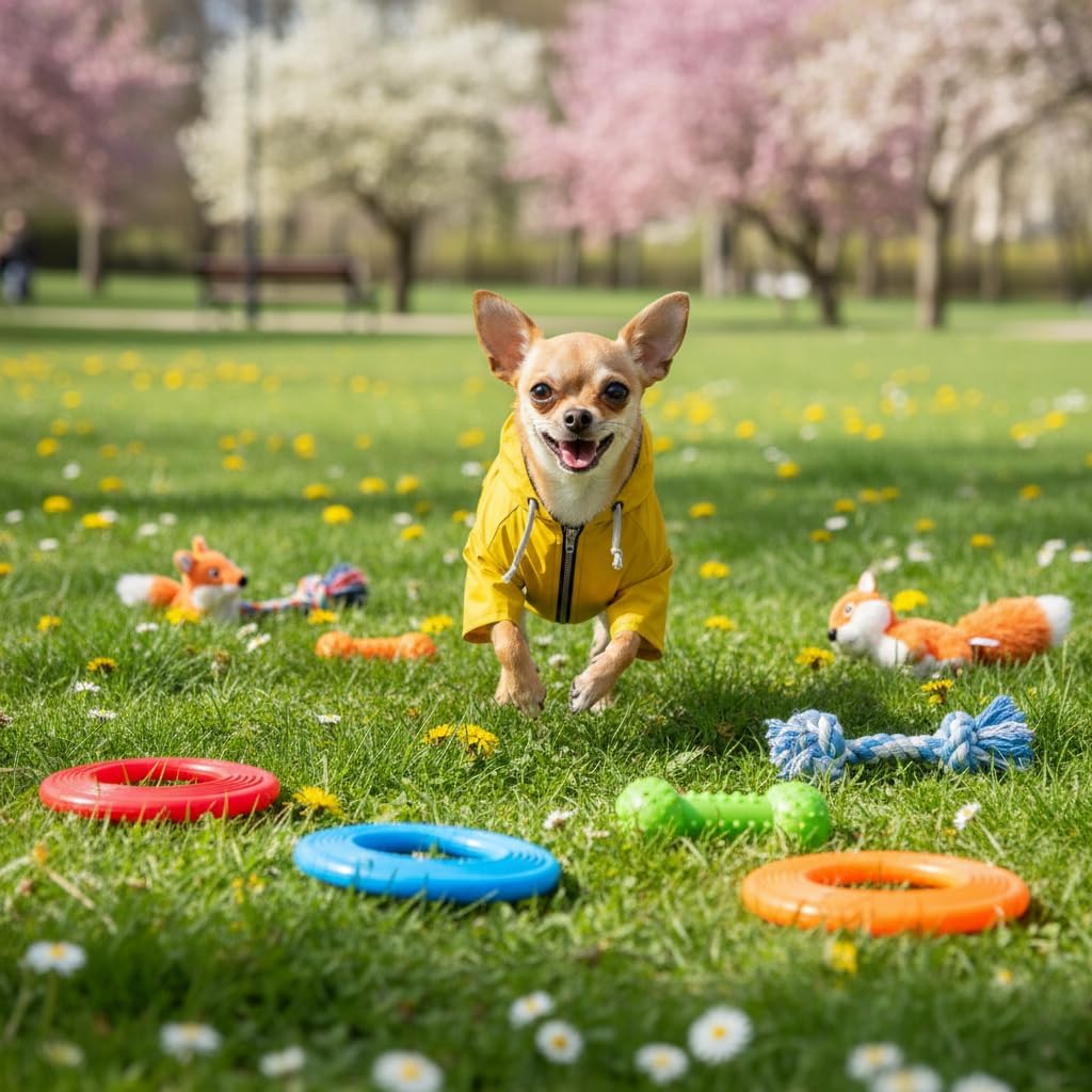 Dog Raincoat rain Jacket Raincoat Dogs Waterproof Small Medium Breeds Zip Closure Storage Pocket Harness Hole Yellow XL