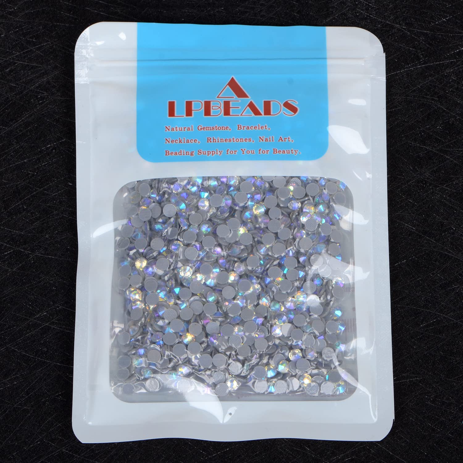 LPBeads 3000 sztuk SS16 Paradise Shine Hotfix Rhinestones Flatback Okrągły Kryształ Rhinestone Kamienie do Rzemiosła Nail Art Ubrania Buty Torby DIY