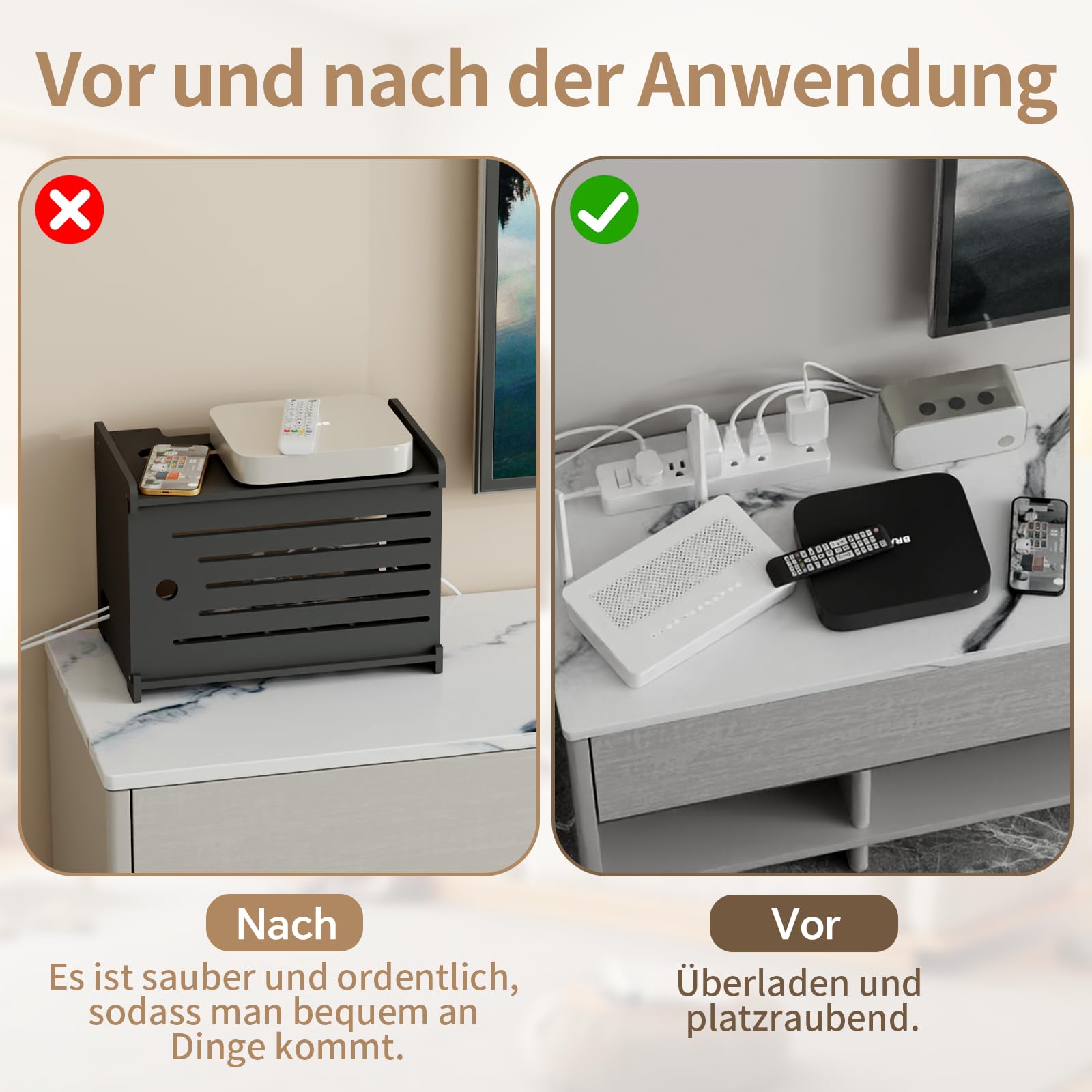 Router Verstecken, Router-Aufbewahrungsbox, Router-Versteck, Routerkasten, Wandboxen, WLAN-Regal, WLAN-Schrank, Router verstecken, WLAN-Box, Router Verstecken, Einfache Installation
