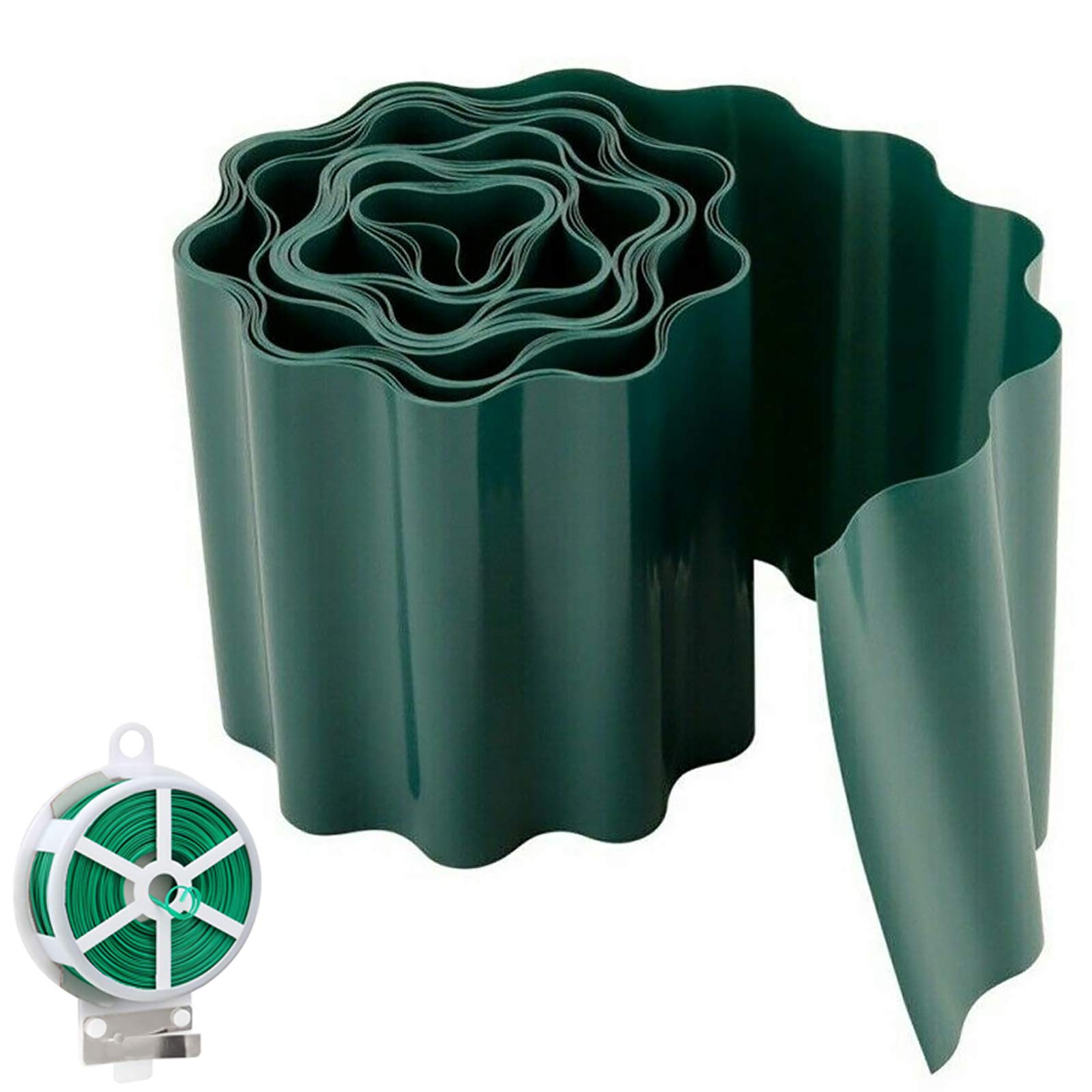 Garden Lawn Edging Made Of Plastic,DIY Outdoors Grass Barrier with 30m