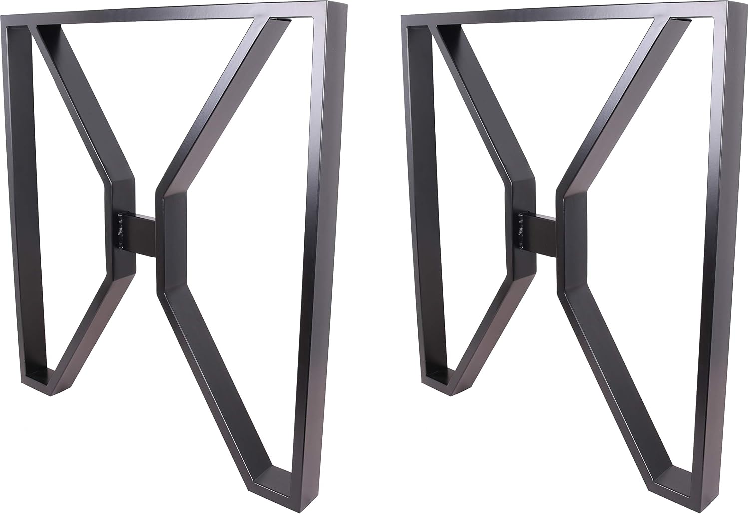 ECLV 28" Dining Table Legs, X-Shaped Steel Table Legs, Office Table ...