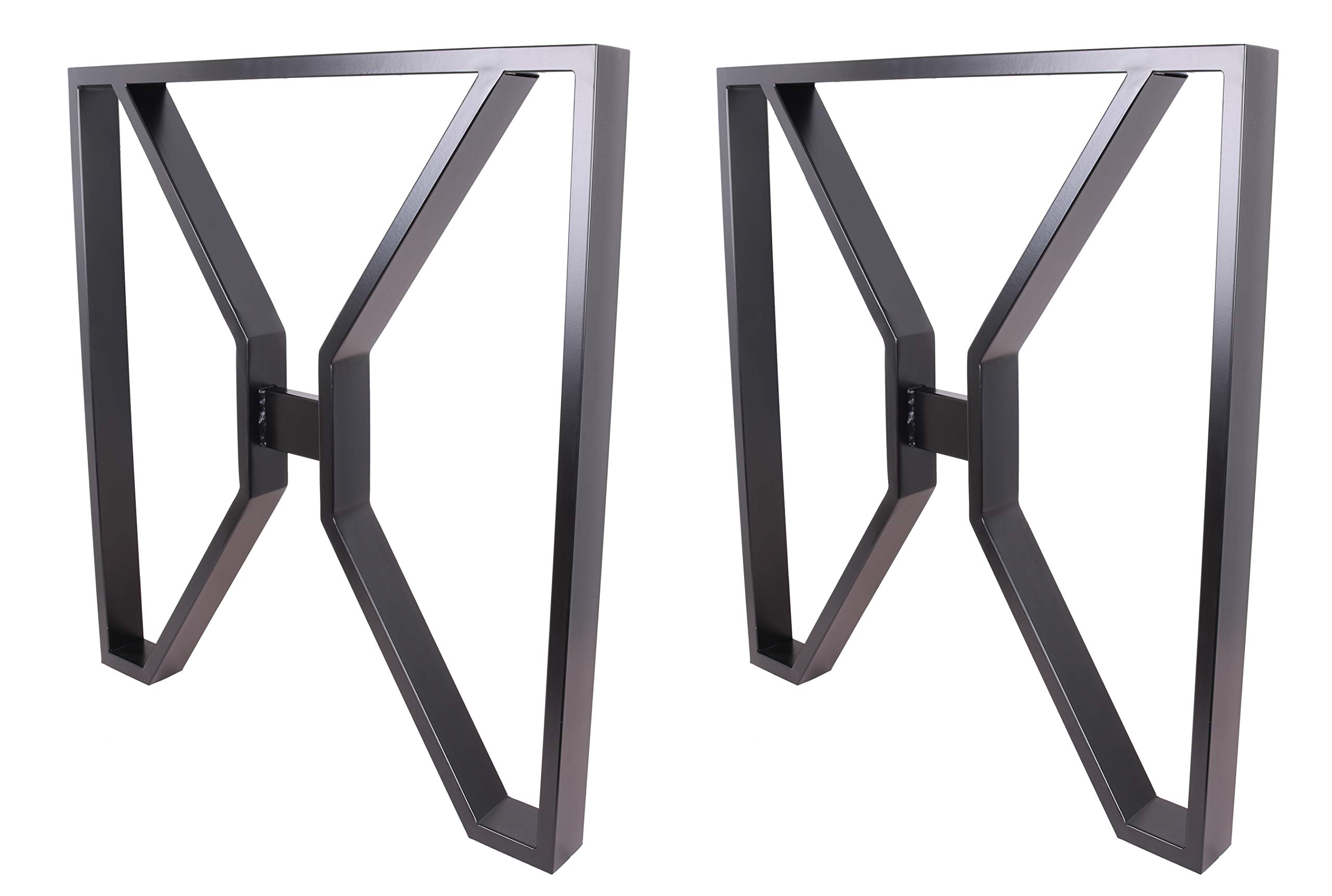 Buy ECLV 28" High Quality Dining Table Legs, XShaped Steel Table Legs