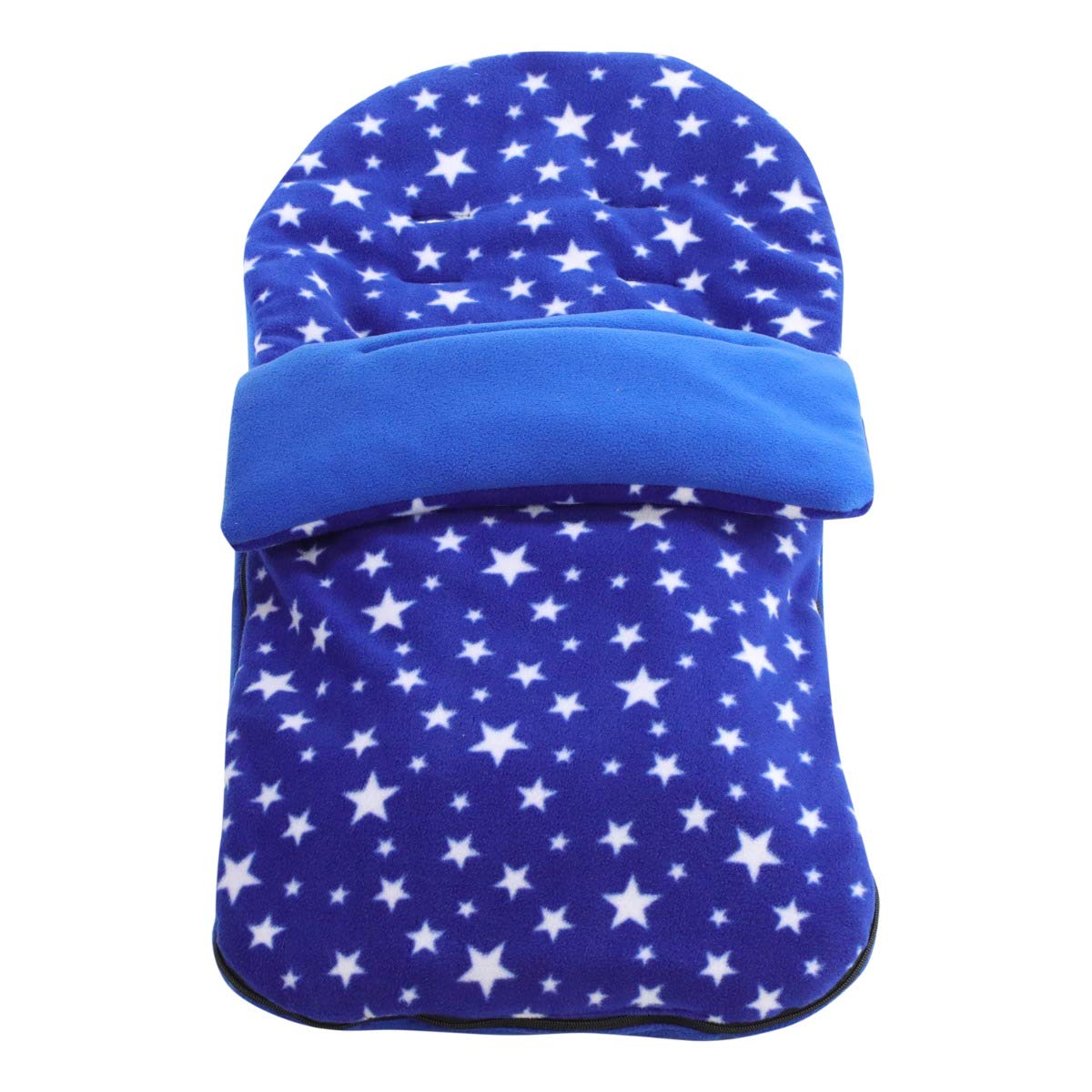 Fleece Footmuff/Cosy Toes Compatible with Kids Kargo Duel - Blue Star