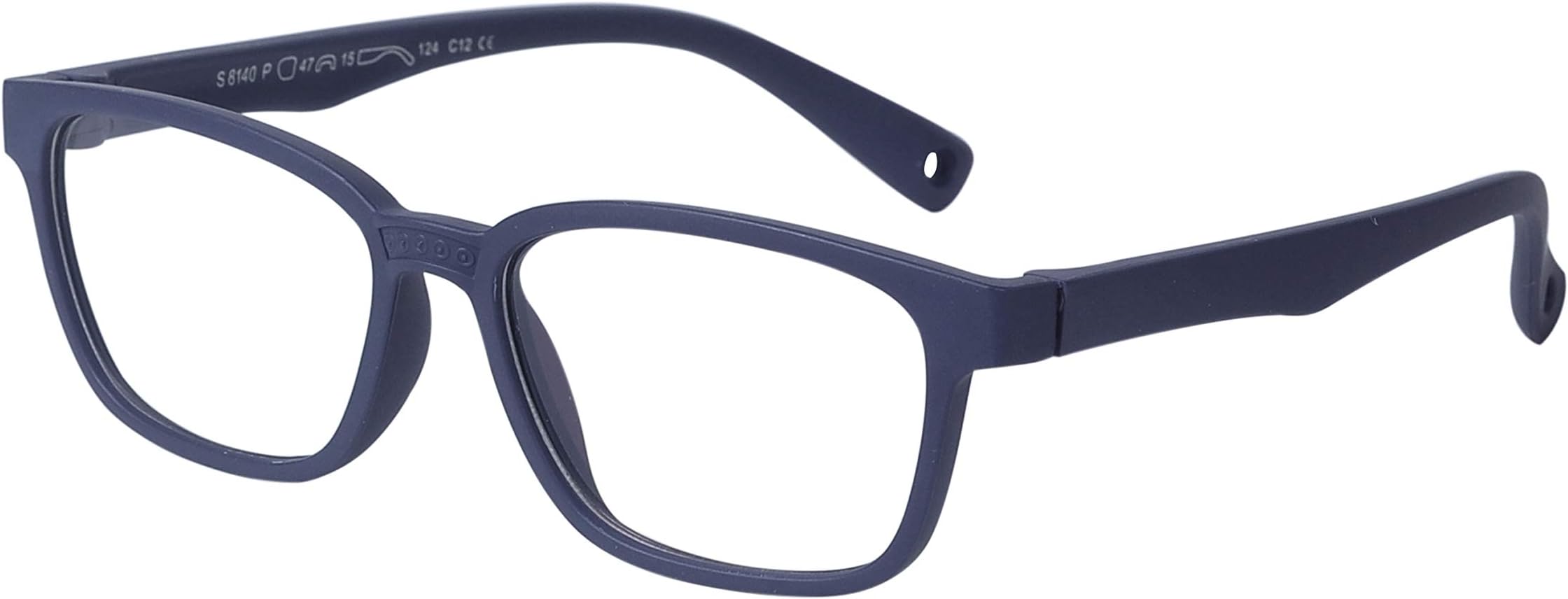 Blue Light Blocking Glasses for Kids Boys Girls Unbreakable Frame with Adjustable Strap + Case + Cleaning Cloth