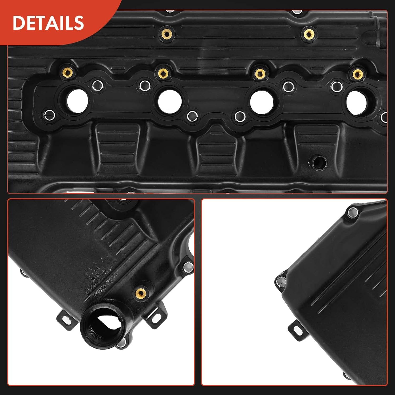 A-Premium Engine Valve Cover, with Valve Cover Gasket, Compatible with Toyota 4Runner 2010-2010, Tacoma 2005-2015, L4 2.7L, Replace # 112010C010 1120175055