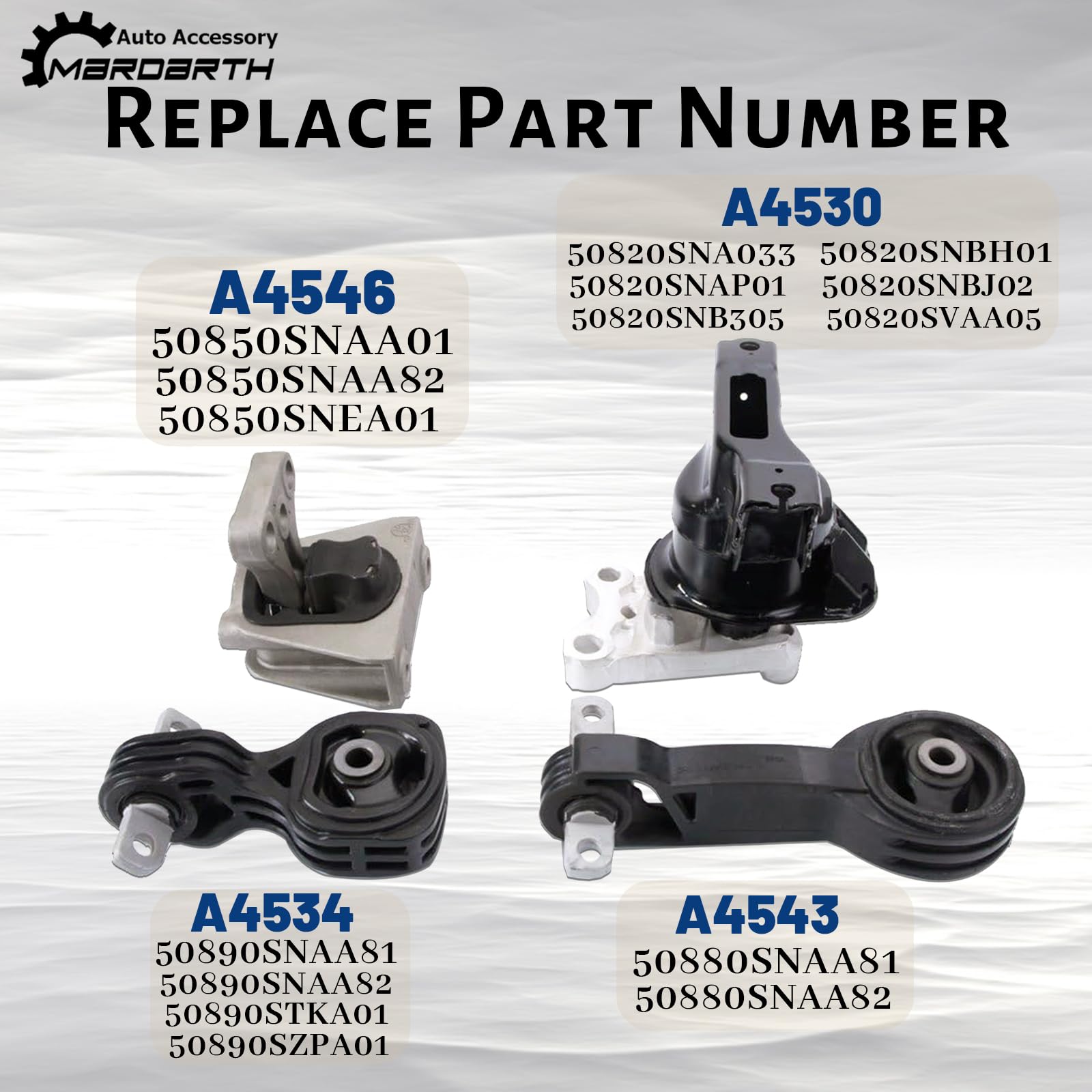 RP Remarkable Power Engine Torque Strut Mount For 2006-2011 Honda Civic 1.8L (A4543) - View #8