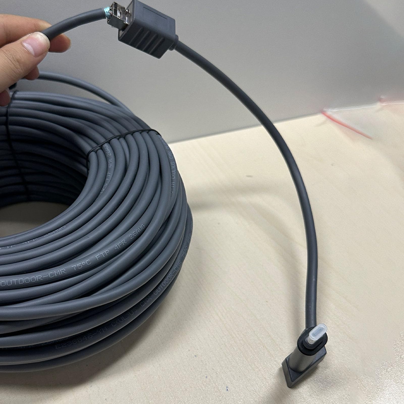 Hidyliu Cable Adaptador SPX a Conector RJ45, Conector Impermeable de 1200Mbps para Uso en Interiores y Exteriores, Paquete de 4