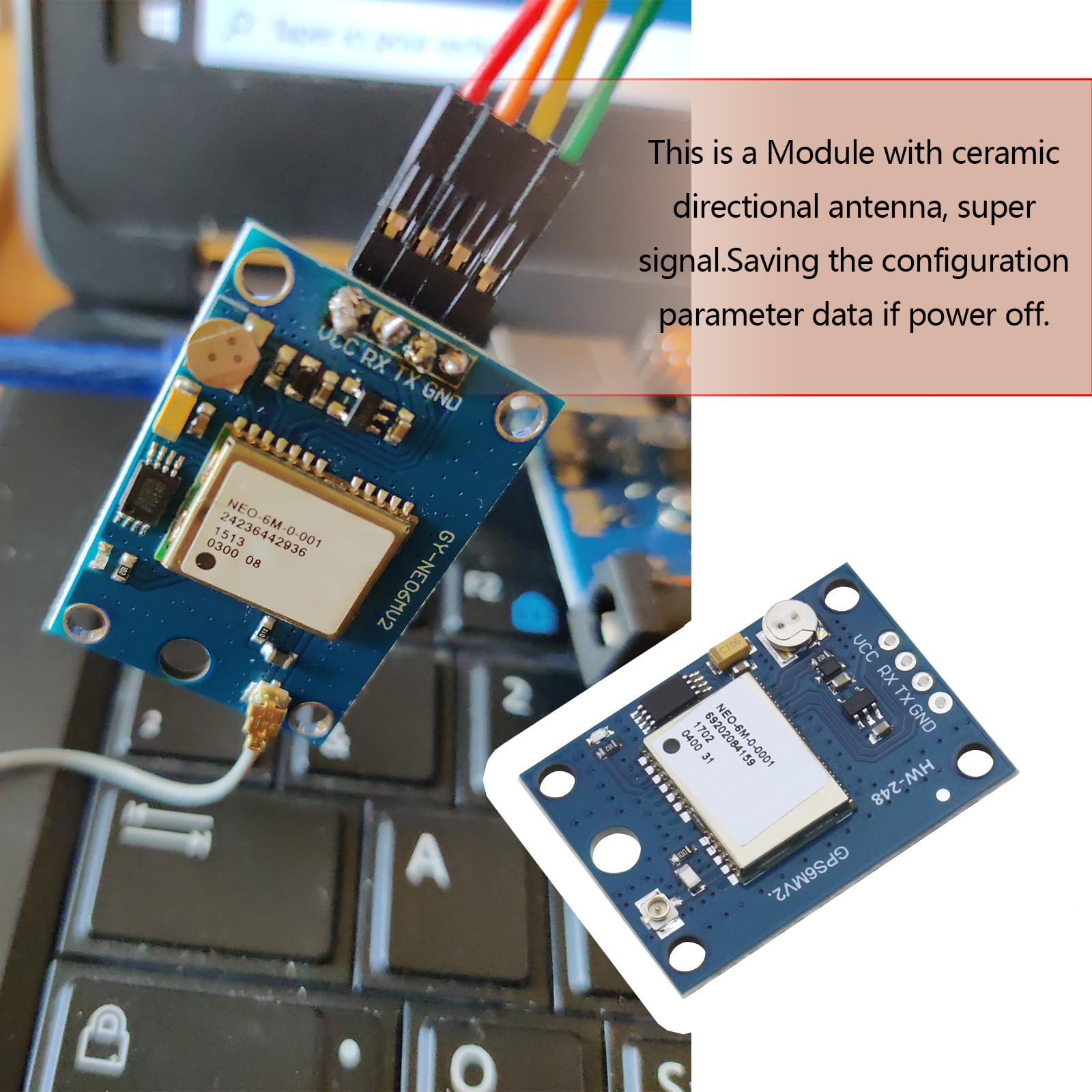 1 zestaw GY-NEO6MV2 kontroler lotu NEO6MV2 moduł GPS o wysokiej czułości APM 2.5 ceramiczna duża antena kierunkowa zasilacz 3V-5V