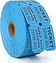 L LIKED Raffle Tickets Double Rolls 1000 Per Roll 50/50 Raffle Tickets for Events,Carnivals, Entry, Class Reward, Prizes(Blue)