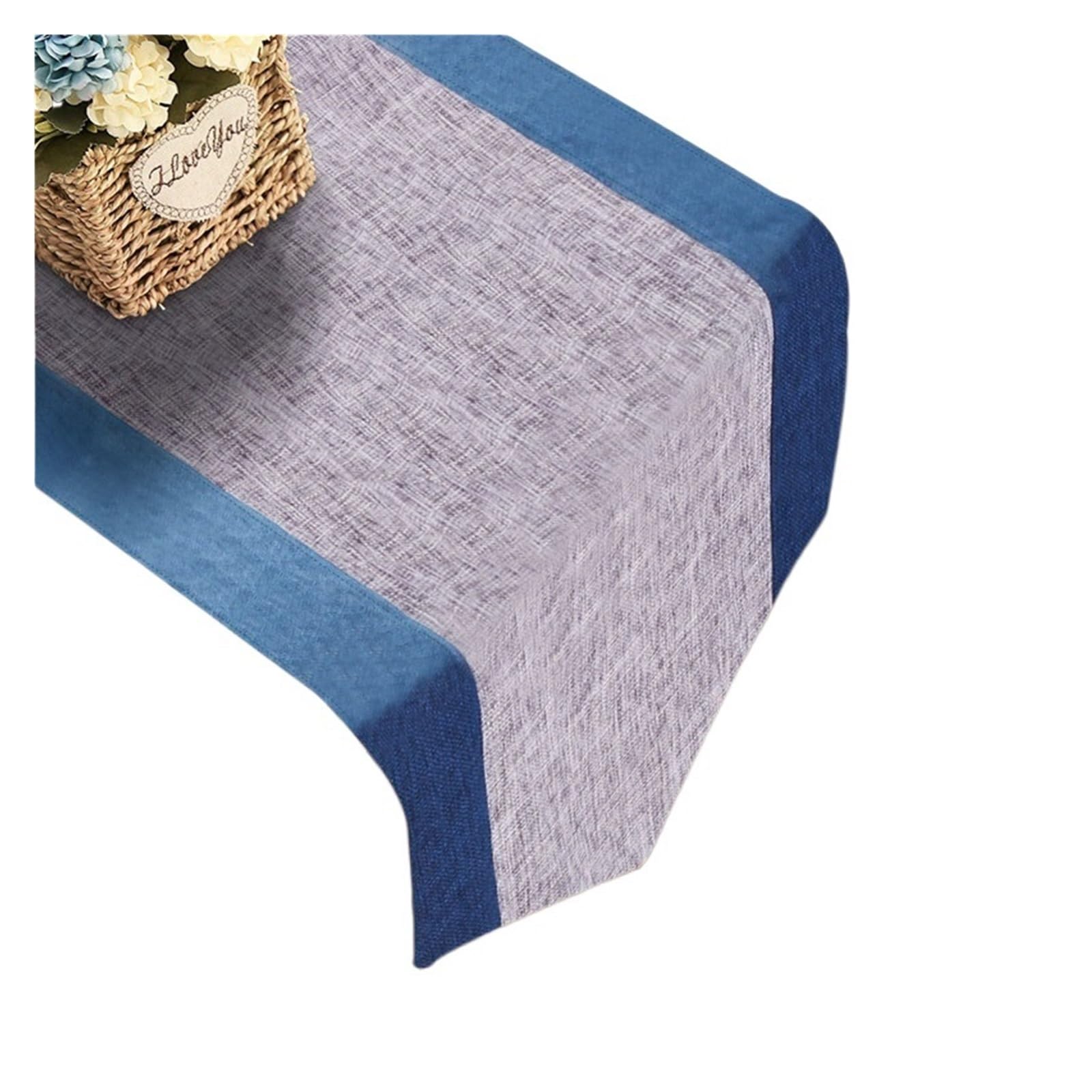 Runner da tavolo con nappe for cene, feste di nozze, torte natalizie, decorazione floreale morbida for tovaglia(Yellow,33cm x 210cm)