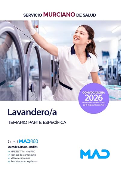 Lavandera del Servicio Murciano de Salud