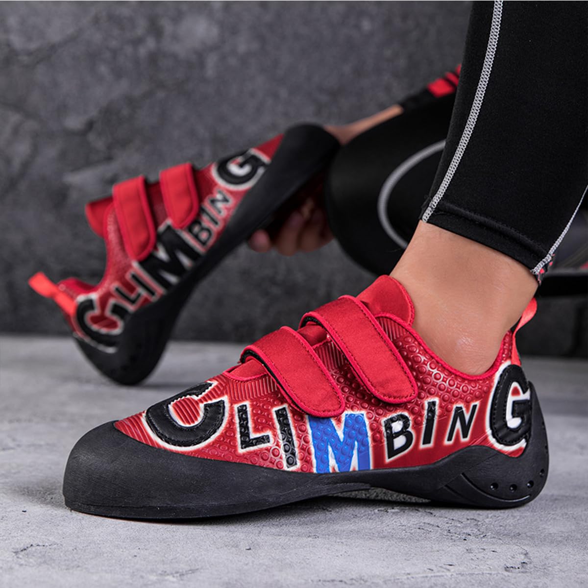Scarpe da Arrampicata Entry-Level Uomo, Scarpe da Bouldering | Leggero, traspirante e comodo per la palestra e l'arrampicata sportiva