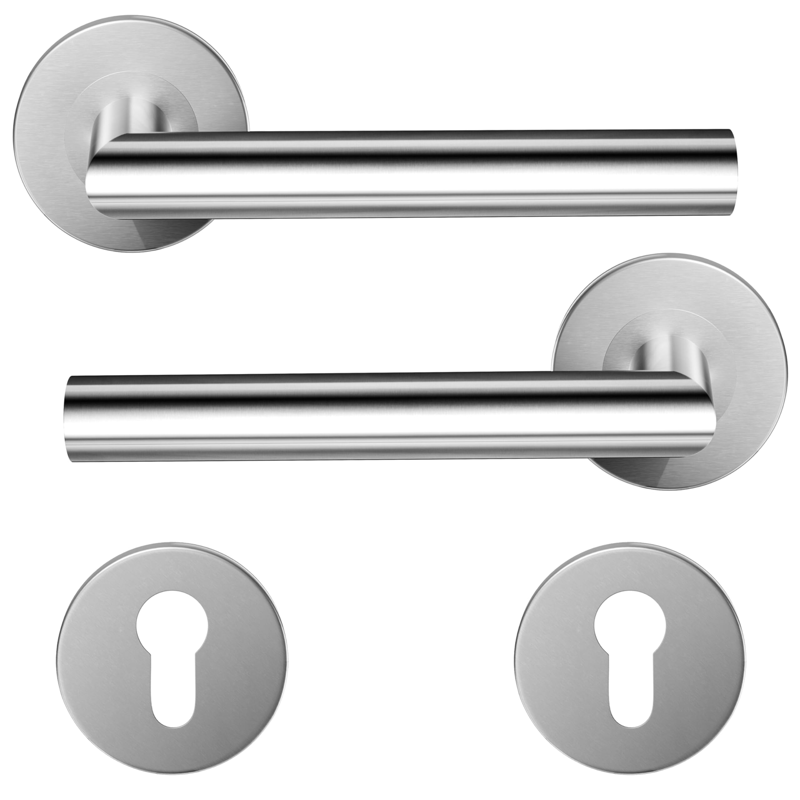 Maniglia Yale A L - Acciaio Inox, Per Porte Interne Ed Esterne, Design Moderno - Foto 8