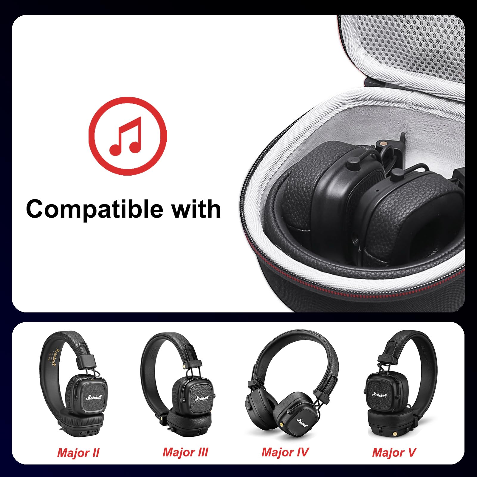 Amazon.com: LTGEM Headphones Case Compatible with Marshall Major