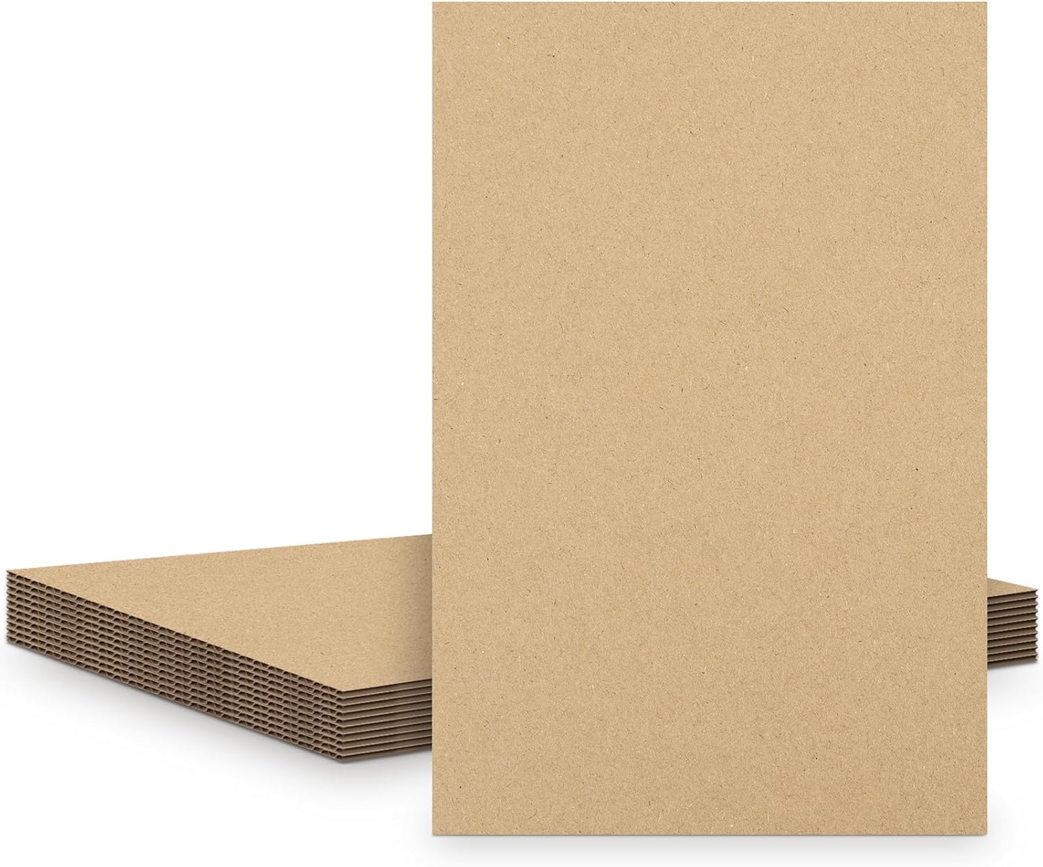 Golden State Art, 10 Pack 24x36 Corrugated Cardboard Sheets Flat Layer Pads Packing Card Boards For Packaging, Storgaed, Moving, Mailing And Craft Supplies (Brown)