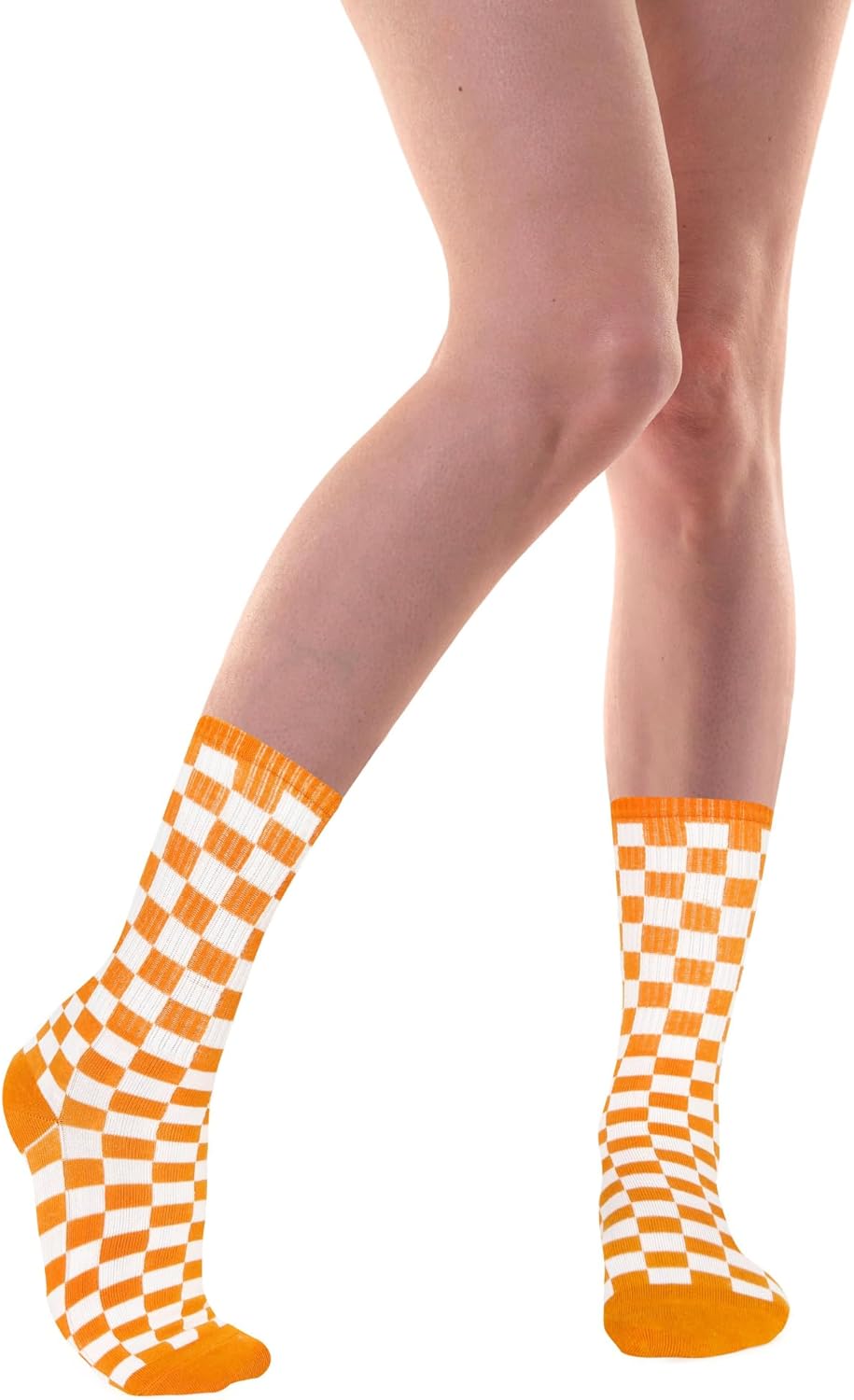 Violet Mist Cute Crew Socks for Women Vintage Floral Patterned Calf Casual Cotton Sock Fun Novelty Fashion Dress Ankle Socks - Image 2