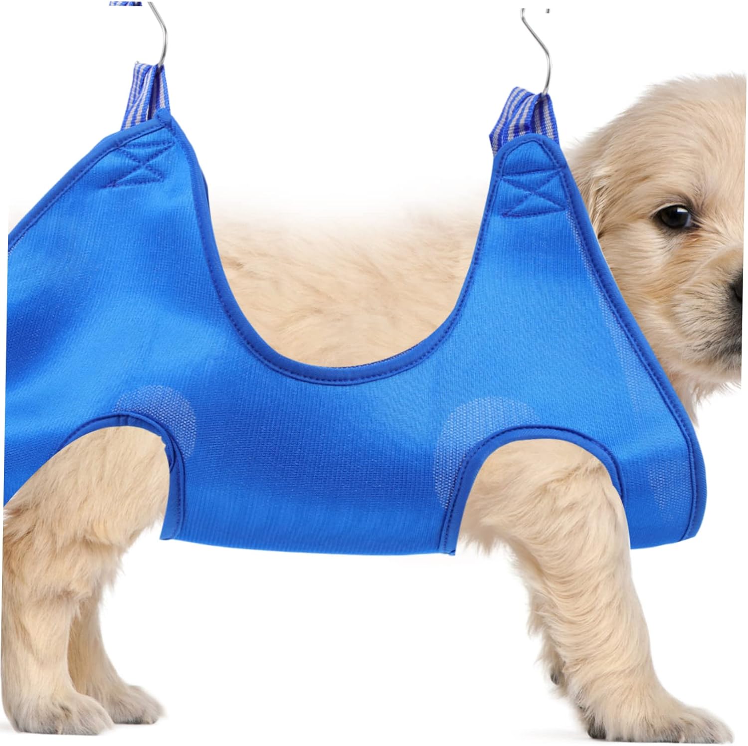 review VANZACK 2 Sets Breathable Hammock for Cats and Dogs Small Dog Leash Nail Decor Small Dog Harness Grooming Sling Pet Suspension Hammock Portable Clothes Rack Dog Nail Bed Hanging Polyester