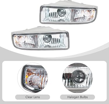 Front Bumper Fog Light For Lexus LX470 1998-2007 Daytime Driving Running Lamp Headlight White Left