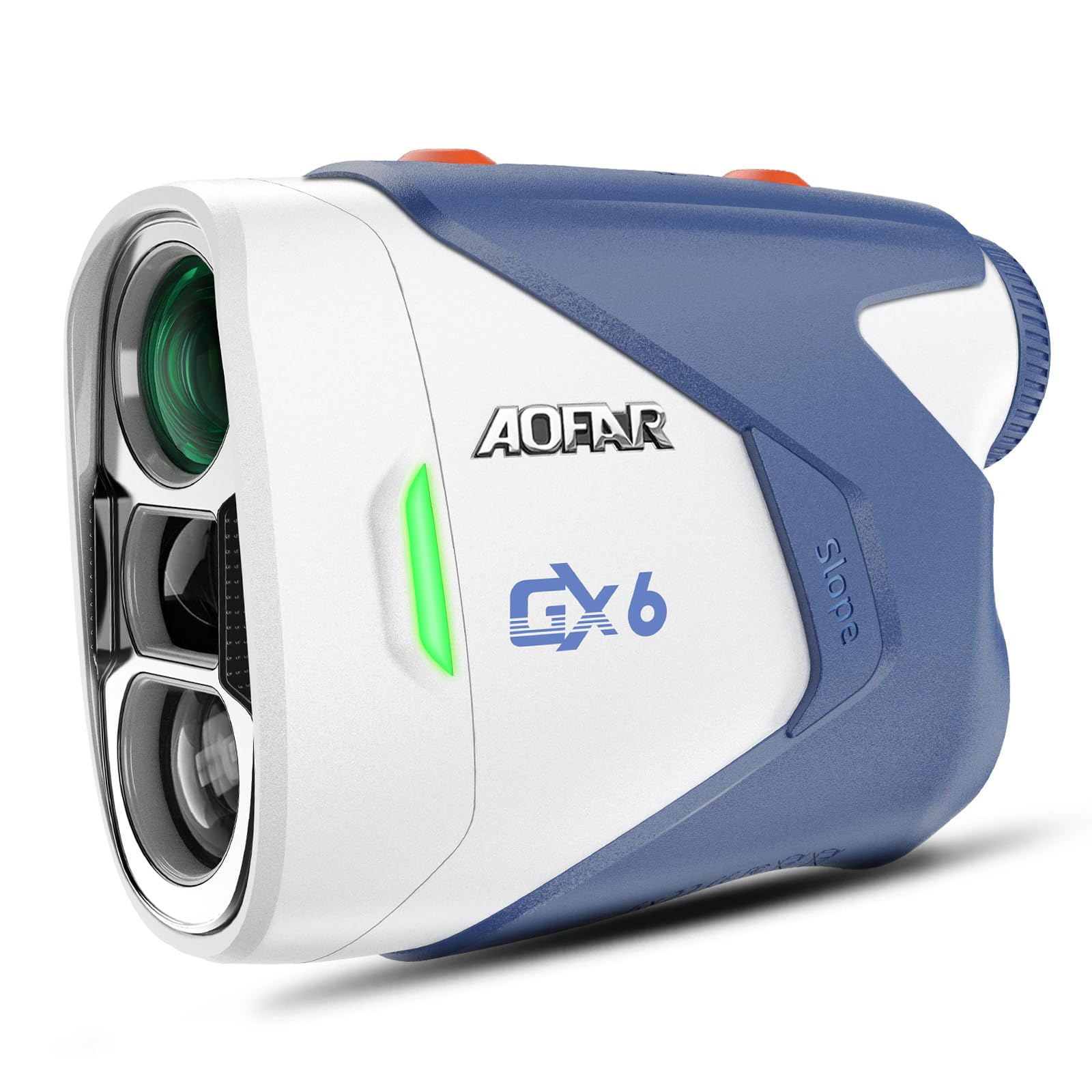 AOFAR GX6 Telemetro Golf con magnete, 1000Y, Precisione ±0,5Y, Ricaricabile Rangefinder, Serratura bandiera con vibrazione, Compensazione Della Pendenza con Luce Indicatore, Ingrandimento 7X