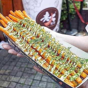 ロングポテト絞り機 + ポテトバスケット Amazon｜フライドポテト絞り機 ロングフライドポテト成形機 30CM