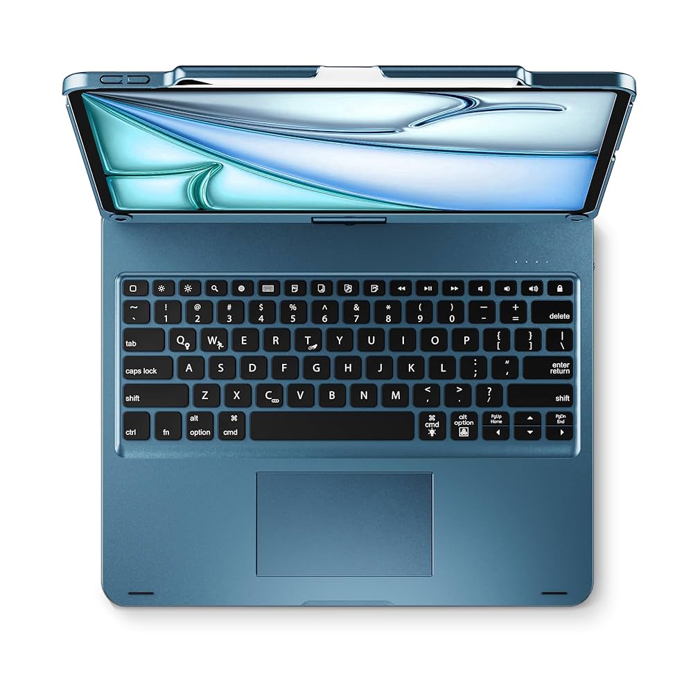 iPadアクセサリー Wireless Magic Keyboard Case Amazon.com: Magic-Style Keyboard Case for iPad Air 11 inch