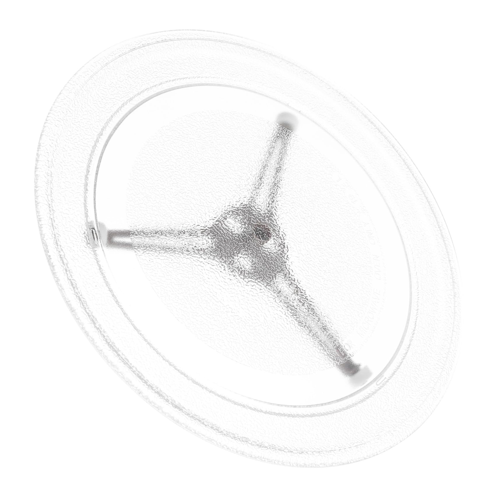 Soporte para Microondas con Plato Giratorio de Vidrio Resistente y Anillo Rodante Repuesto para Plato Giratorio para Cocinas Domésticas Rotación Silenciosa y Fácil Limpieza