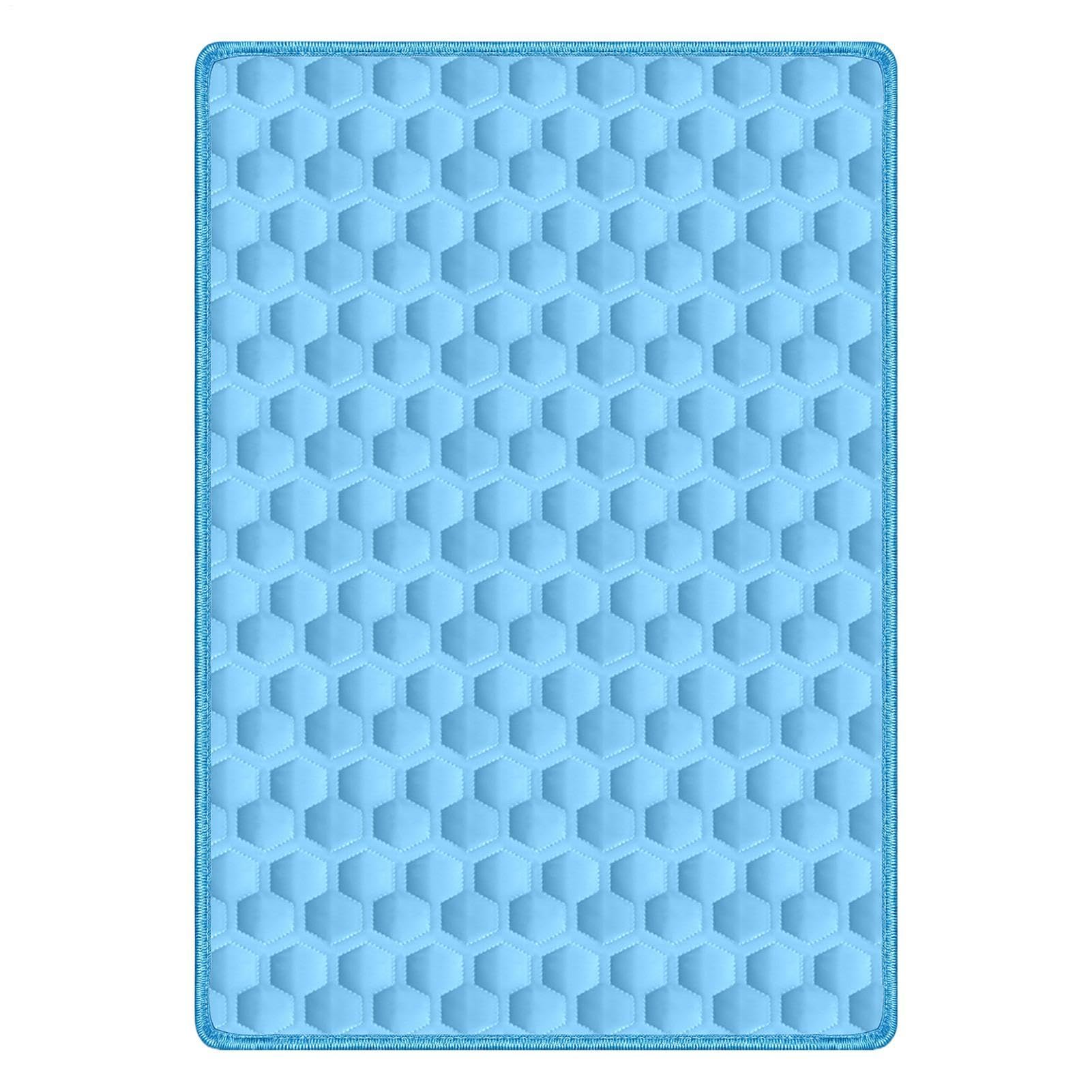 Dog Cooling Mat - Pet Cool Mat | Cooling Gel Pad, Dog Coolings Pad, Non Slip Washable Cushion, Puppy Thermal Regulation Cushion, Portable Evaporative Comfort Liner for Small Medium Large Breeds Animal