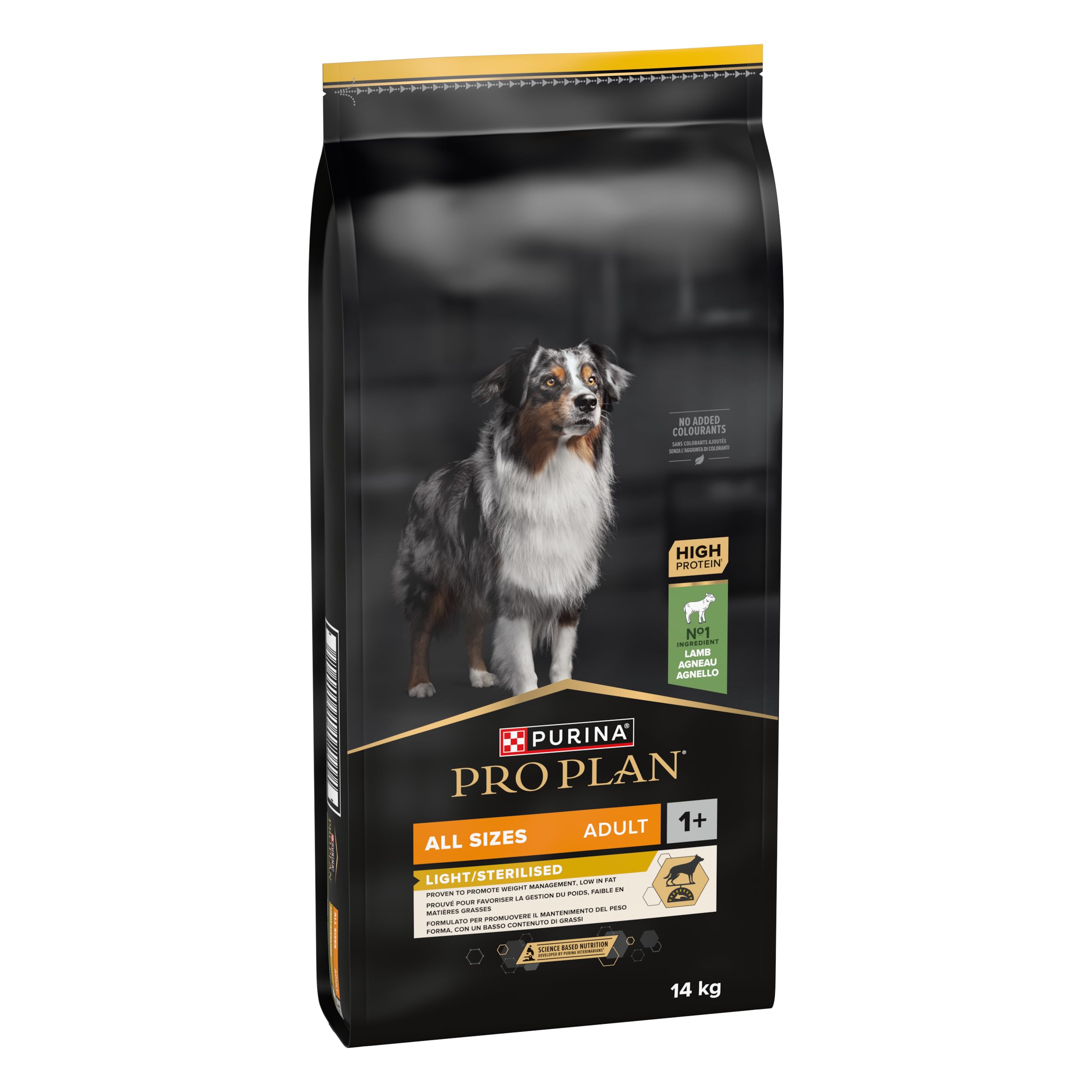 Pro Plan Chien Adult Light/Sterilised Agneau 14KG