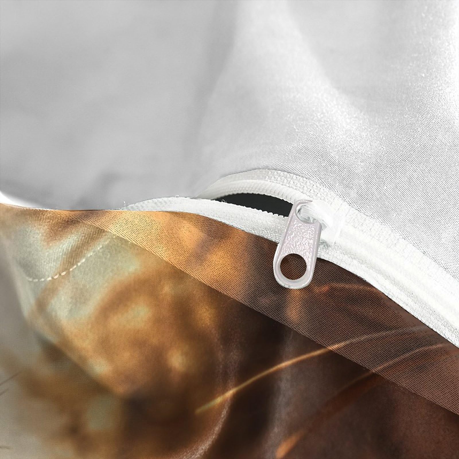 Suricato carino 3D Stampa Coperta Letto 3pz Microfibra Resistente Fumetto digitale Coperteletto 2 federe Traspirante Arredo Camera Adulti Super king（260x220cm）