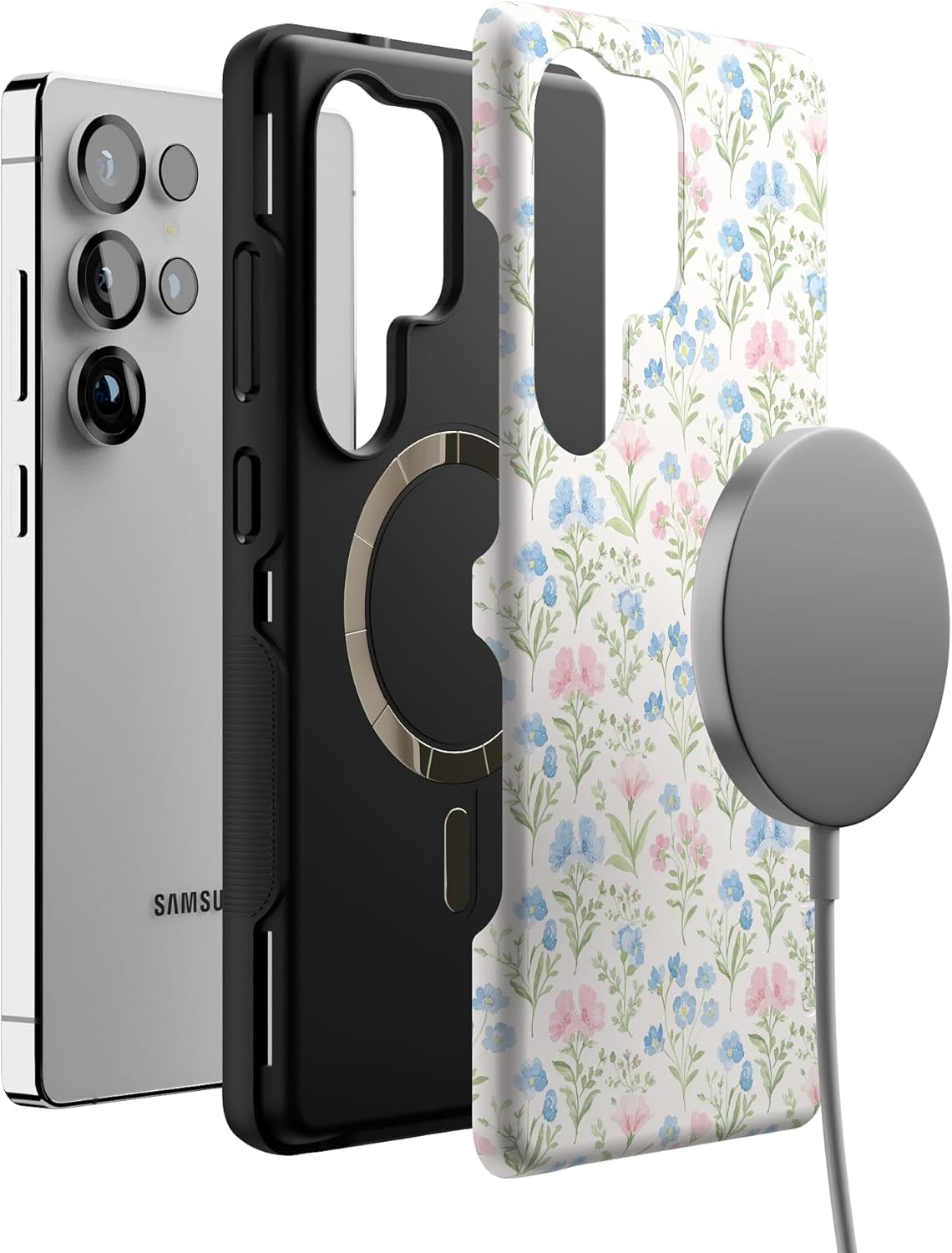 Casely Galaxy S25 Ultra Case | Pastel Garden | Sunday Best | Bold Protective Design | Compatible with MagSafe
