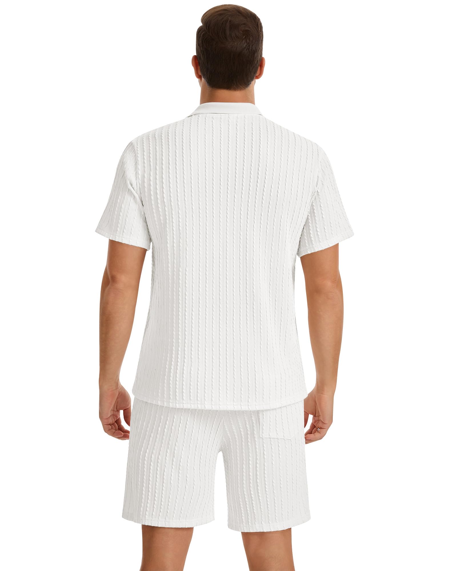 LVCBL - Chándales para hombre o verano, casual, traje hawaiano, ligero, ropa para hombre, verano para uso diario y vacaciones