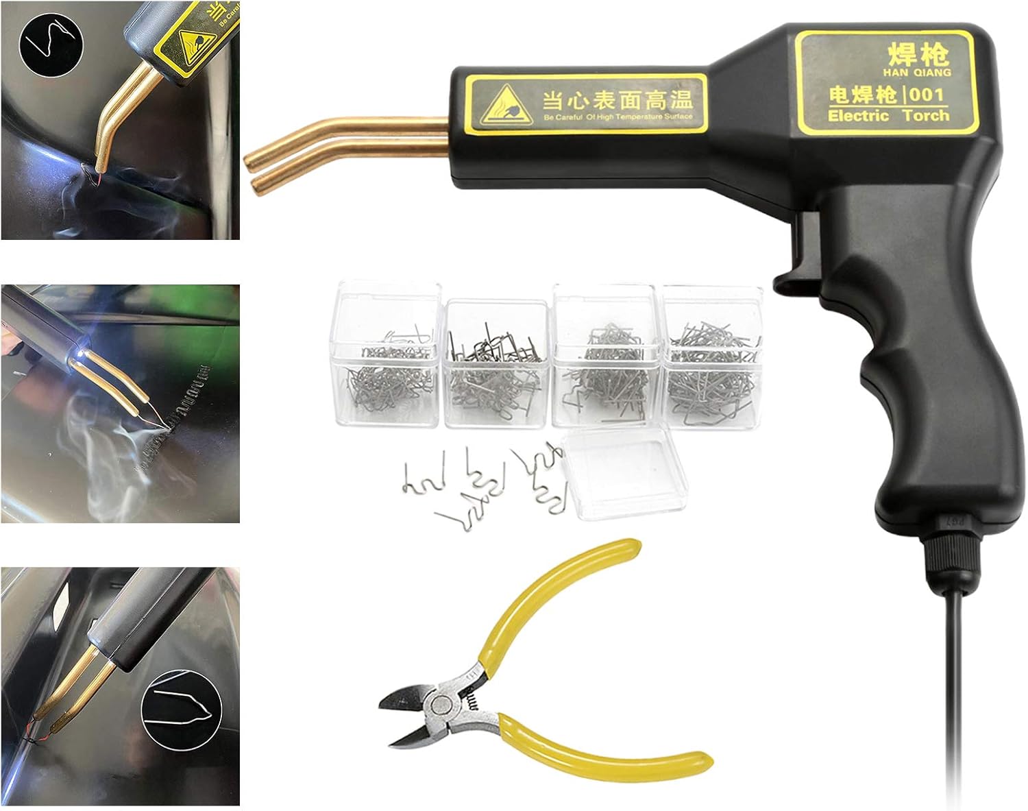 Plastic Welding Machine Car Bumper Repair Welding Welder Gun Repairing Kit Plier