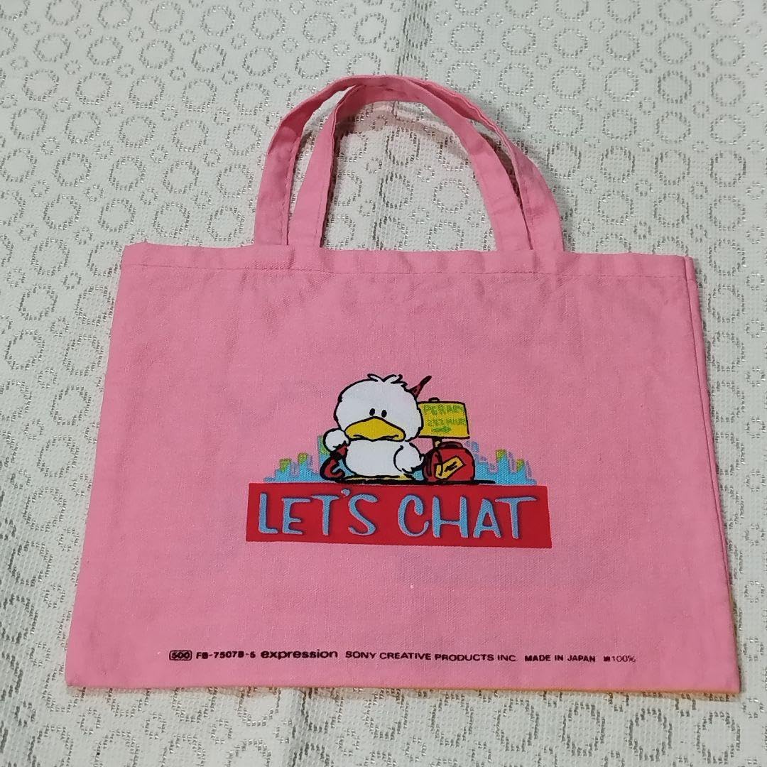 Amazon.co.jp: ソニクリ 1983 レッツチャットミニトートバッグ ピンク 