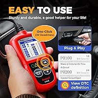 Vista 4 de Escáner de código Autel Autolink, Rojo y Negro