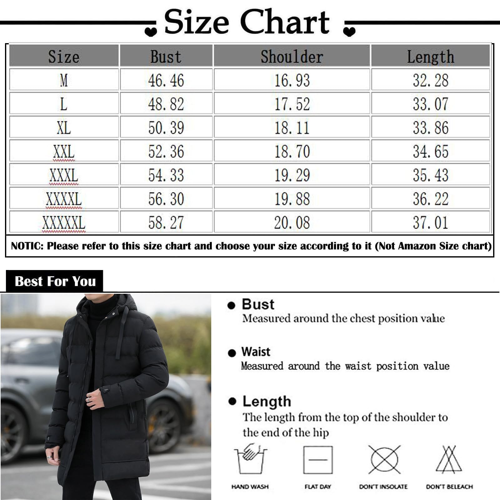 Cappotto lungo trapuntato da uomo, cappotti da uomo con cappuccio, piumini, caldo, antivento, cappotto invernale da uomo, piumino, giacca con cerniera