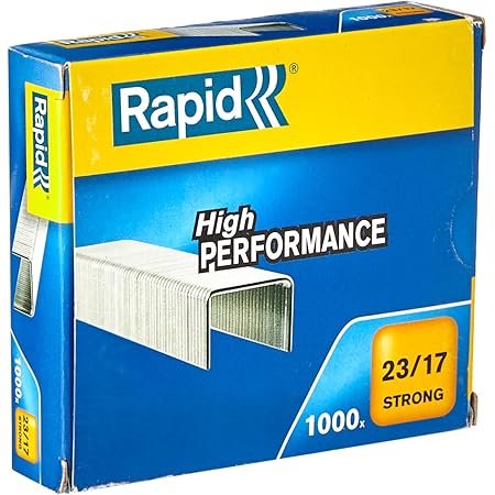 Punti Metallici 24/6 Graffette Rapid Zincate 24/6 Mm - Confezione Da 10 Scatole (5000 Pezzi) Punti Metallici Zenith - Foto 3