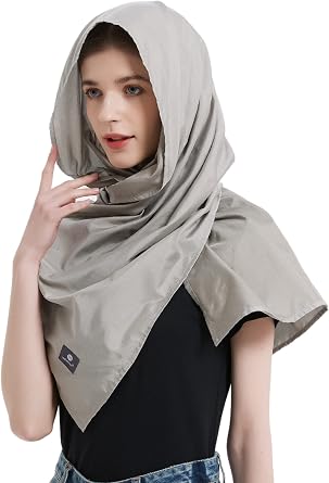 Radia Smart EMF Protection Scarf, Silver Fiber Fabric, RF Blocker Radiation Protection, 5G, WiFi, Cellular, Bluetooth. High Shielding Efficiency. Multiple Ways To Wear.
