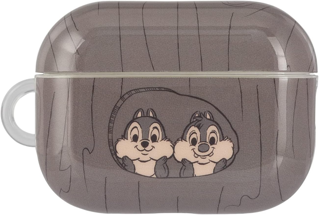 Gourmandise DNG-61CD Disney Character AirPods Pro (2nd Generation), AirPods Pro Compatible, Soft Case, Chip & Dale